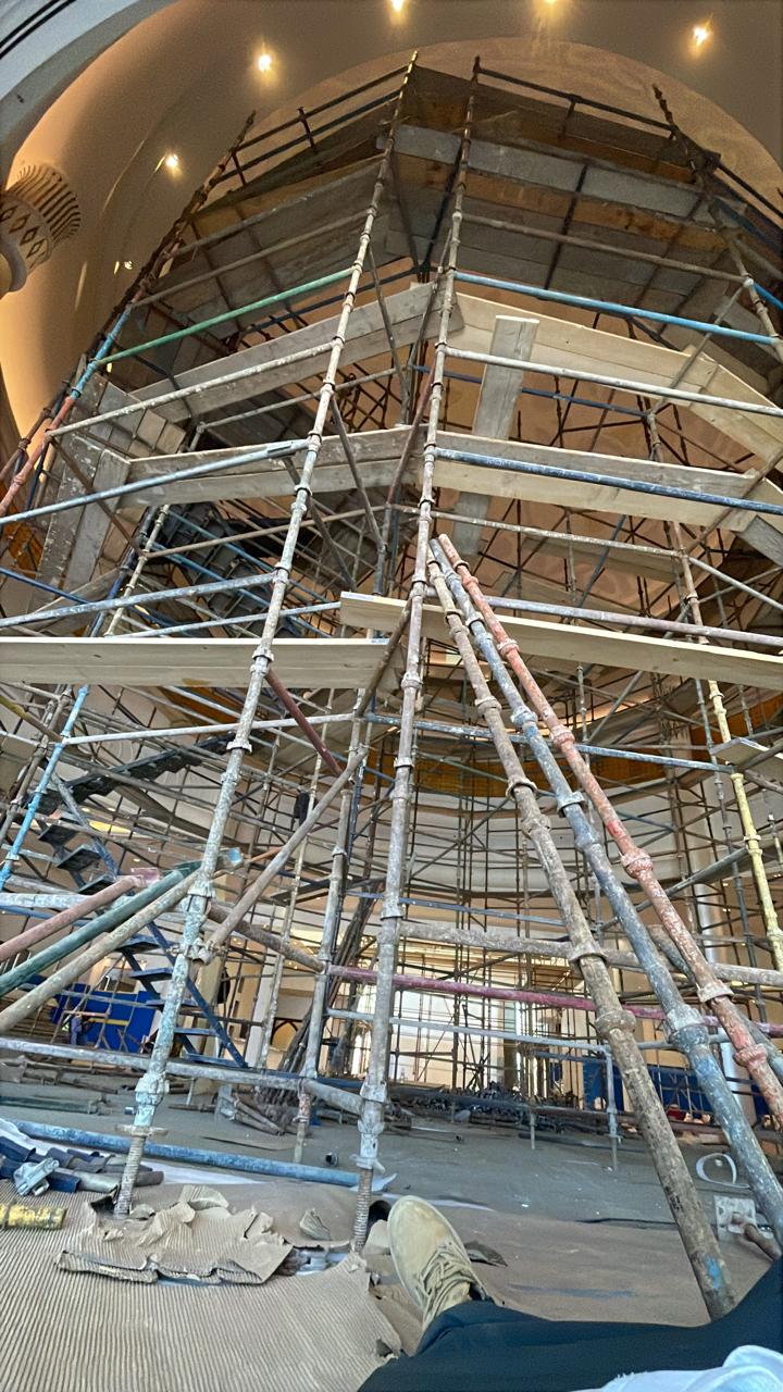 Dome Internal Scaffolding